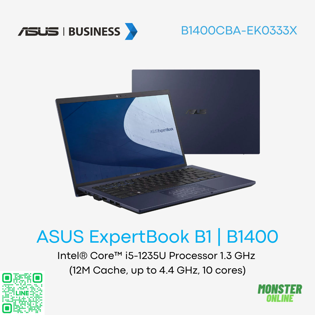 ราคา Asus ExpertBook B1 | B1400 (B1400CBA-EK0333X) — Monster Online