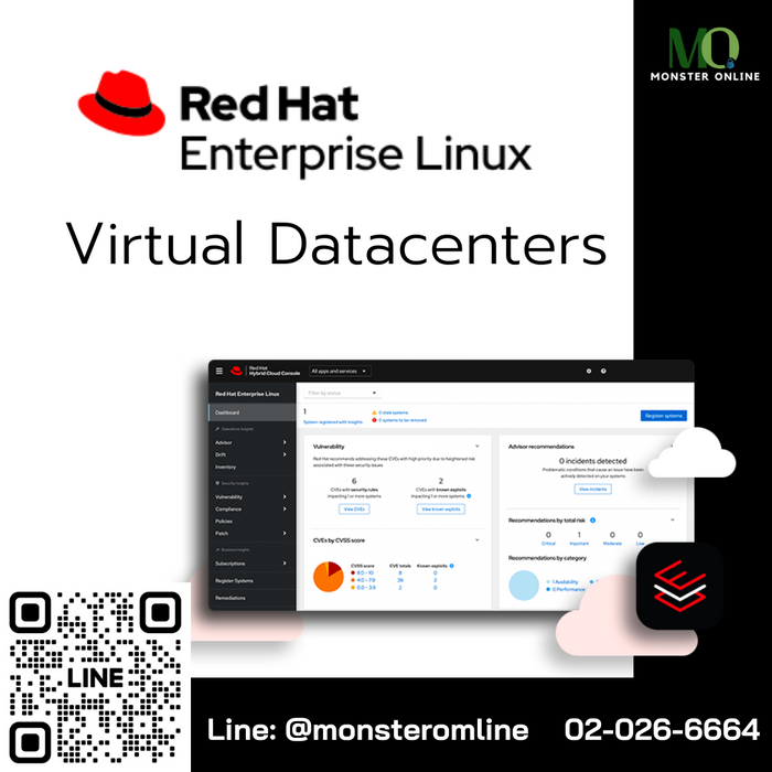 Linux Red Hat Tree จำหน่าย Red Hat Enterprise Linux for Virtual Datacenters — Monster Online