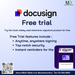 Ducusign free trial