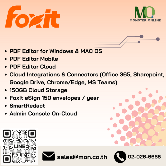 Foxit PDF Editor Plus รายละเอียด