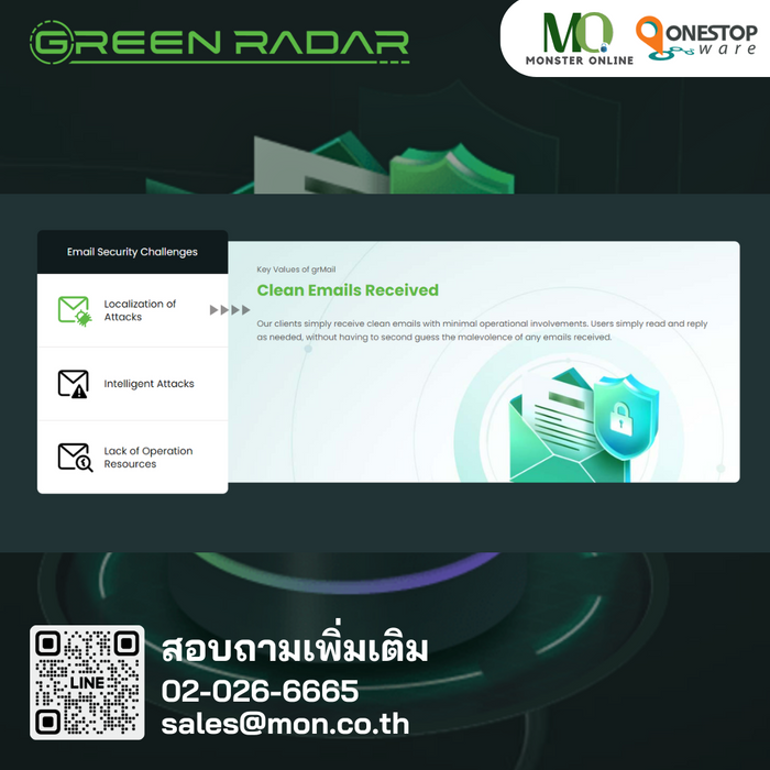 Green radar monster online