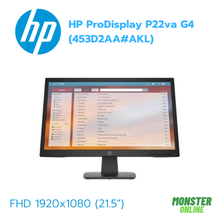 HP ProDisplay P22va G4 - 453D2AA#AKL